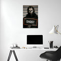 Ghost Wanted Metal Posters | Premium, Waterproof & Magnet-Mounted Art