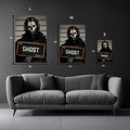 Ghost Wanted Metal Posters | Premium, Waterproof & Magnet-Mounted Art