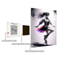Girl Dance in Harmony Metal Wall Posters | Premium, Waterproof & Magnet-Mounted Art