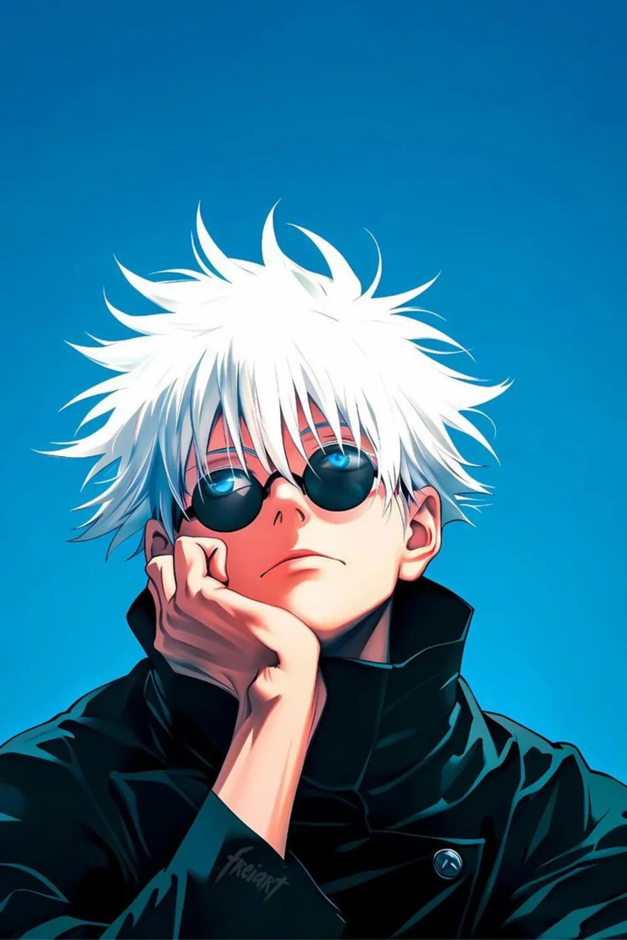 Gojo Satoru Jujutsu Kaisen Metal Posters | Premium, Waterproof & Magnet-Mounted Art