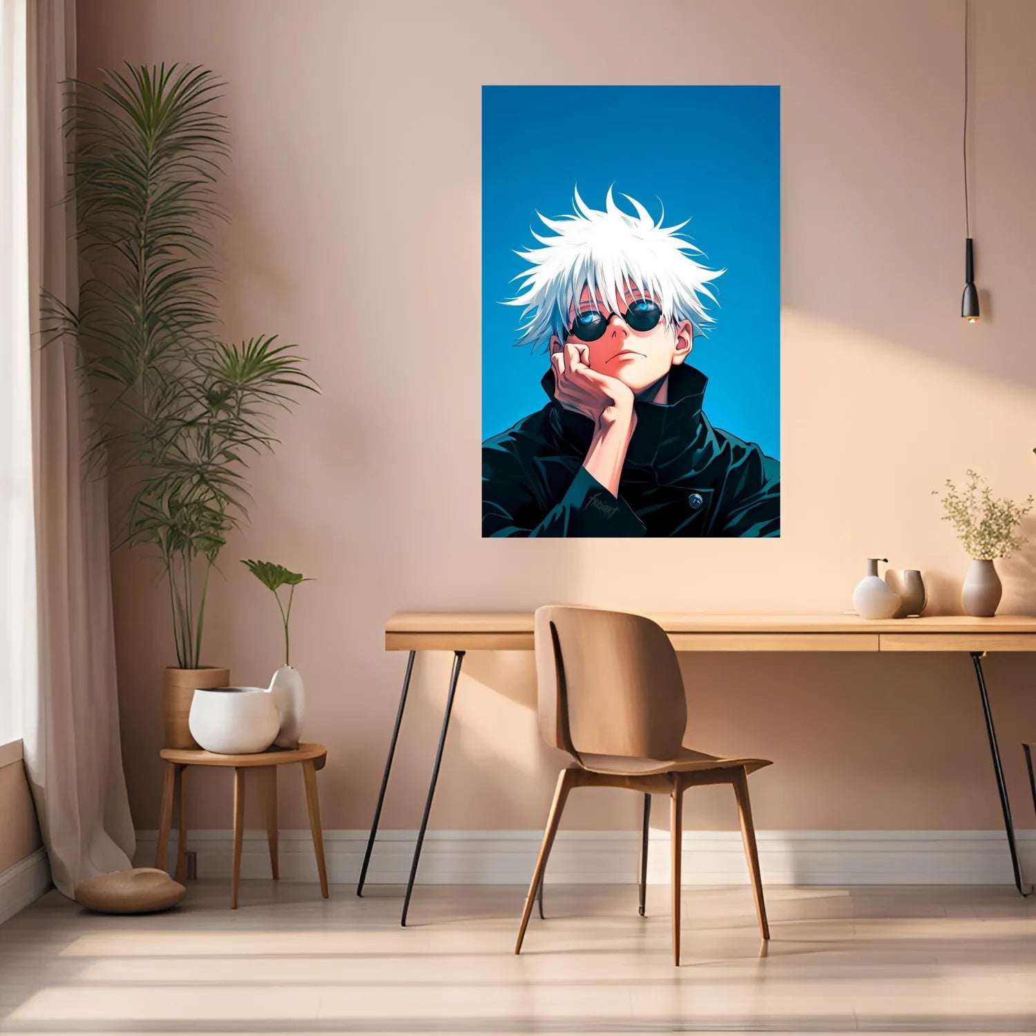 Gojo Satoru Jujutsu Kaisen Metal Posters | Premium, Waterproof & Magnet-Mounted Art