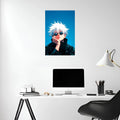 Gojo Satoru Jujutsu Kaisen Metal Posters | Premium, Waterproof & Magnet-Mounted Art