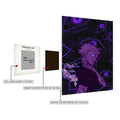 Gojo Satoru Six Eyes Metal Wall Posters | Premium, Waterproof & Magnet-Mounted Art