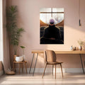 Gojo Satoru on Chair Wall Posters | Premium, Waterproof & Magnet-Mounted Art