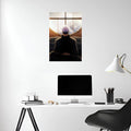Gojo Satoru on Chair Wall Posters | Premium, Waterproof & Magnet-Mounted Art