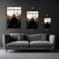 Gojo Satoru on Chair Wall Posters | Premium, Waterproof & Magnet-Mounted Art