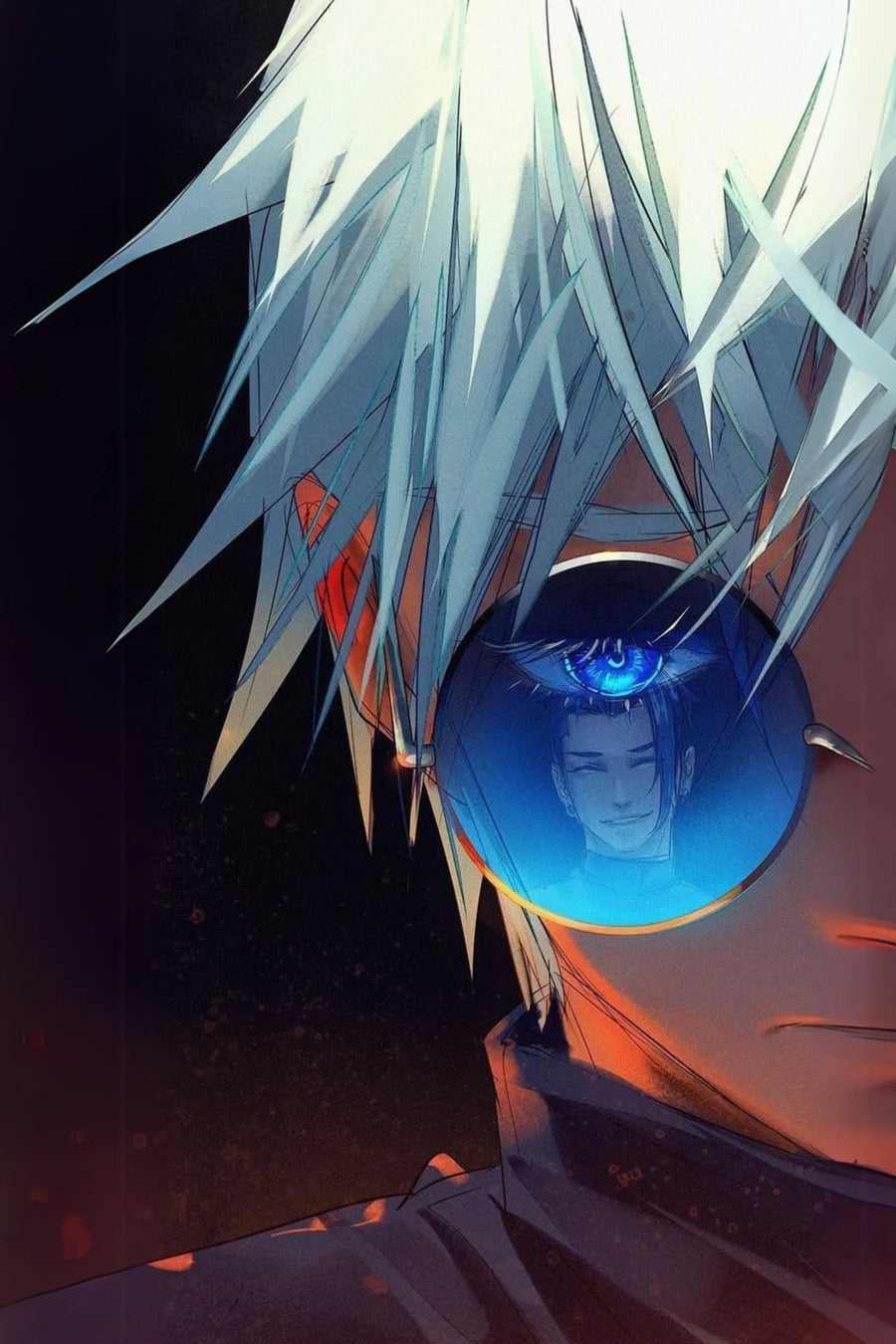 Gojo and Geto Metal Metal Wall Posters | Premium, Waterproof & Magnet-Mounted Art