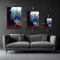Gojo and Geto Metal Metal Wall Posters | Premium, Waterproof & Magnet-Mounted Art