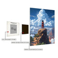 Goku on top of mountain Metal posters | Premium, Waterproof & Magnet-Mounted Art