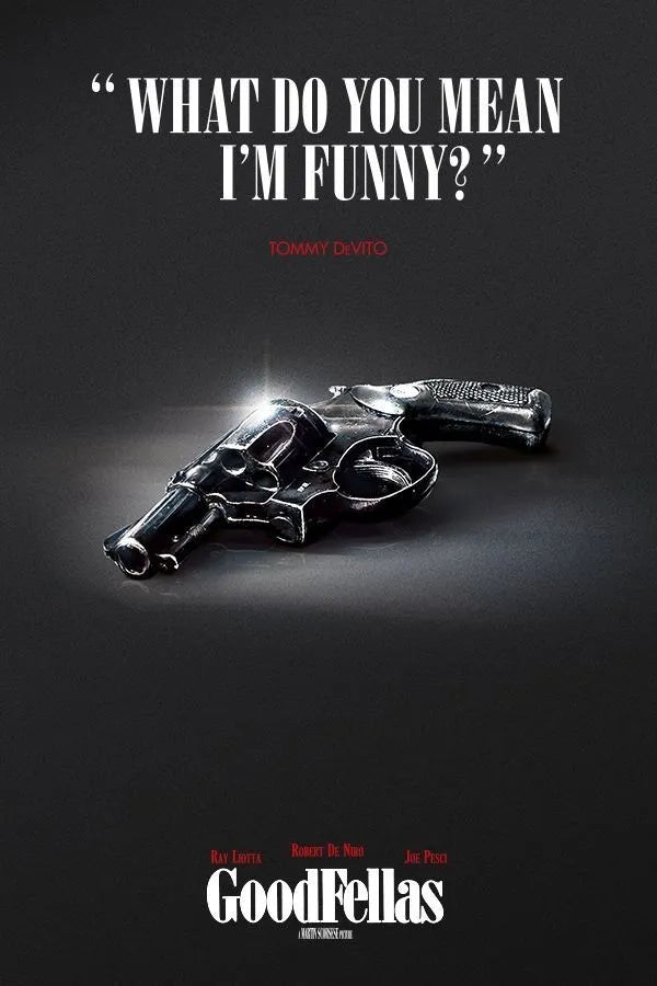 Goodfellas Movie Wall Poster Metal Posters | Premium, Waterproof & Magnet-Mounted Art