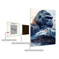 Gorilla and Nature Metal Wall Posters | Premium, Waterproof & Magnet-Mounted Art