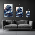 Gorilla and Nature Metal Wall Posters | Premium, Waterproof & Magnet-Mounted Art