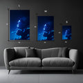 Gothic Skull Motif Metal Wall Posters | Premium, Waterproof & Magnet-Mounted Art