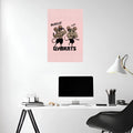 GymRats Demon Slayer Funny Metal Posters | Premium, Waterproof & Magnet-Mounted Art