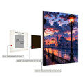 High Quality City in the Sunset  Metal Posters | Premium, Waterproof & Magnet-Mounted Art