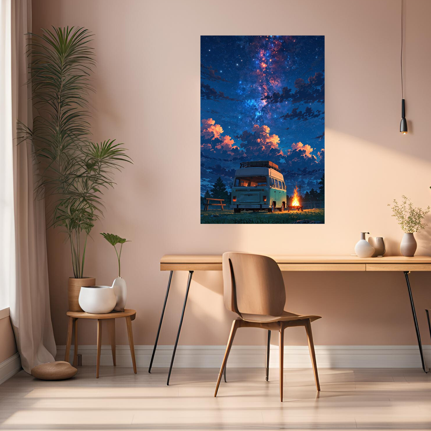 High Quality Colourful Sky digital Metal Posters | Premium, Waterproof & Magnet-Mounted Art