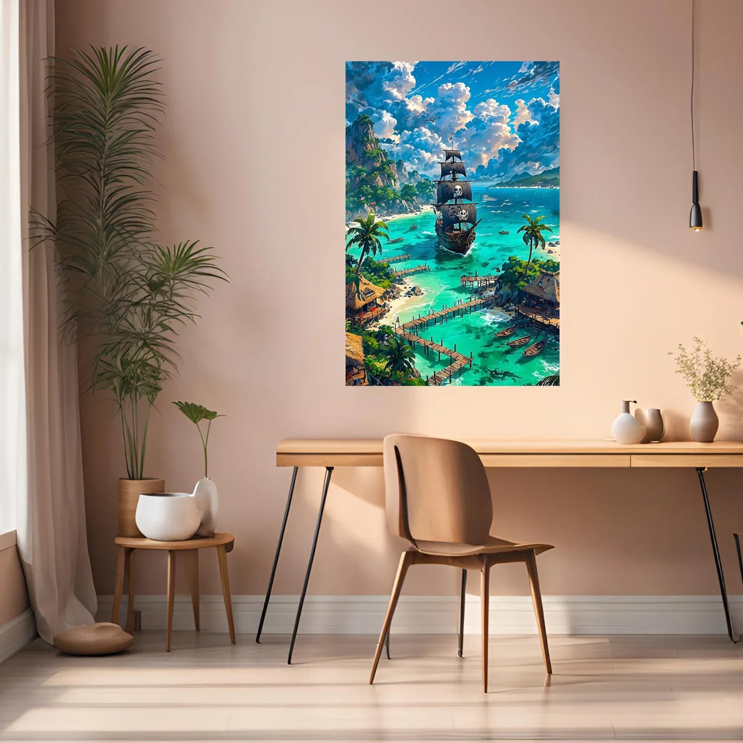 High Quality Pirates World Metal Posters | Premium, Waterproof & Magnet-Mounted Art