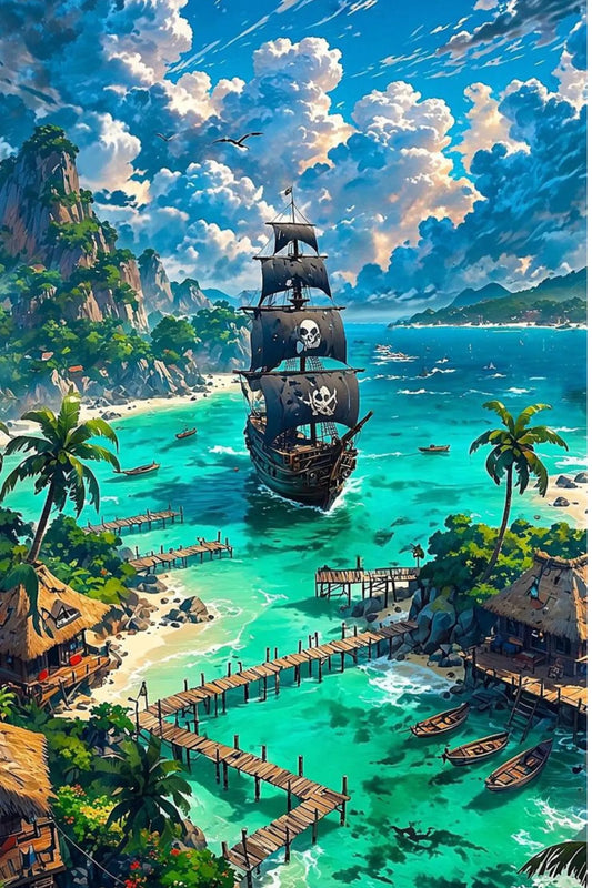 High Quality Pirates World Metal Posters | Premium, Waterproof & Magnet-Mounted Art