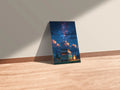 High Quality Colourful Sky digital Metal Posters | Premium, Waterproof & Magnet-Mounted Art