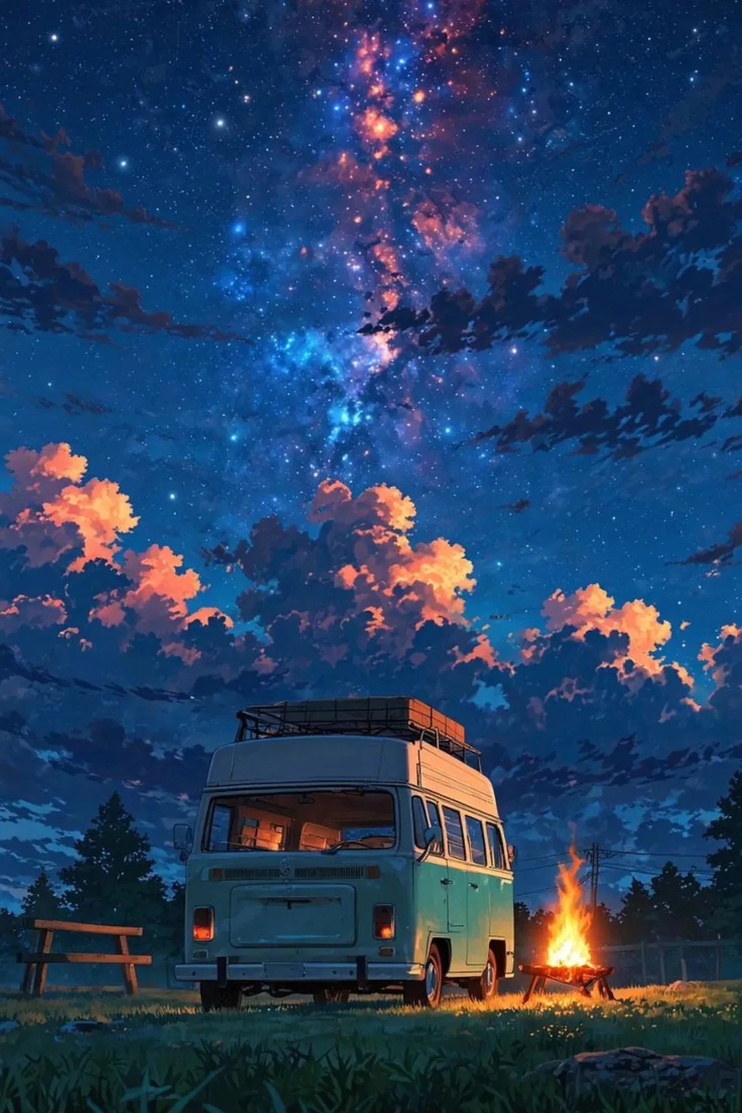 High Quality Colourful Sky digital Metal Posters | Premium, Waterproof & Magnet-Mounted Art