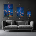 High Quality Colourful Sky digital Metal Posters | Premium, Waterproof & Magnet-Mounted Art