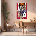 Hisoka Hunter X Hunter Fanart Metal Posters | Premium, Waterproof & Magnet-Mounted Art