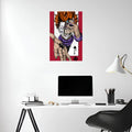 Hisoka Hunter X Hunter Fanart Metal Posters | Premium, Waterproof & Magnet-Mounted Art