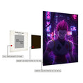 Hisoka in city Hunter x Hunter Metal Posters | Premium, Waterproof & Magnet-Mounted Art