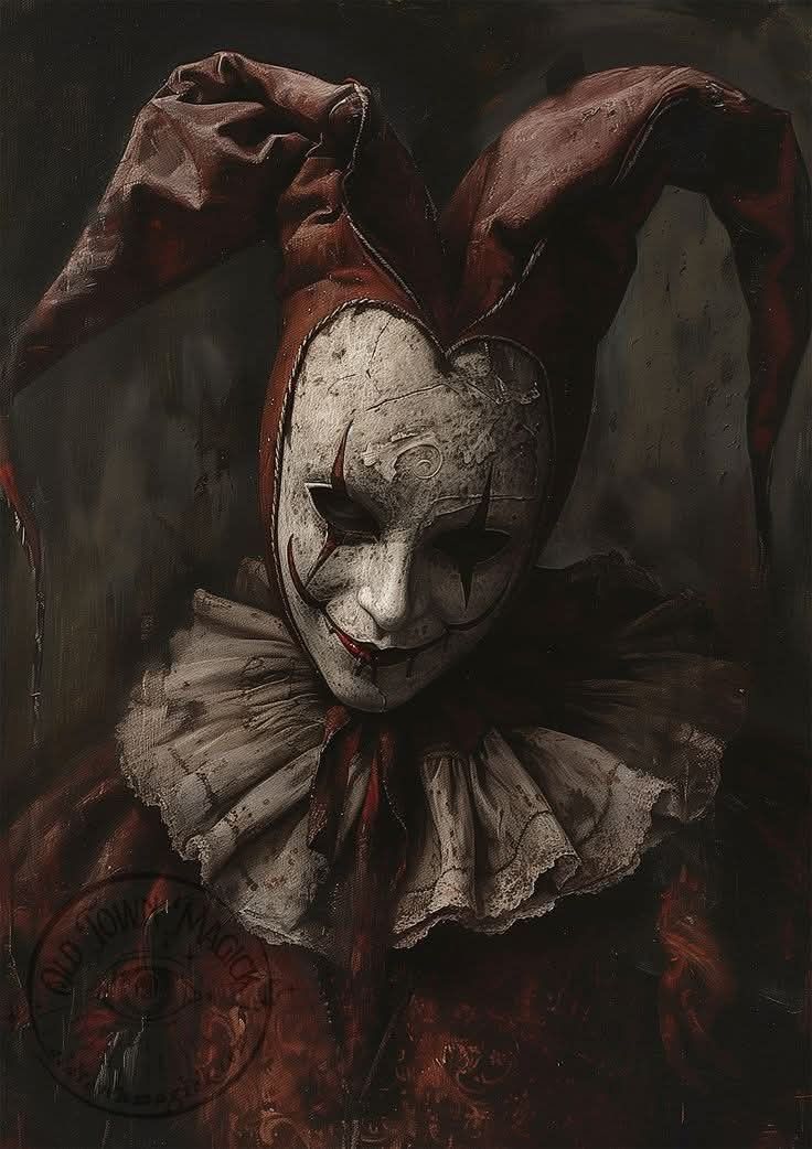 Horror Scary Clown artwork Metal posters | Premium, Waterproof & Magnet-Mounted Art