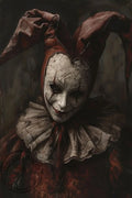 Horror Scary Clown artwork Metal posters | Premium, Waterproof & Magnet-Mounted Art