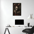 Horror Scary Clown artwork Metal posters | Premium, Waterproof & Magnet-Mounted Art