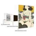 Hot Japanese Girl Artwork Metal Wall Posters | Premium, Waterproof & Magnet-Mounted Art