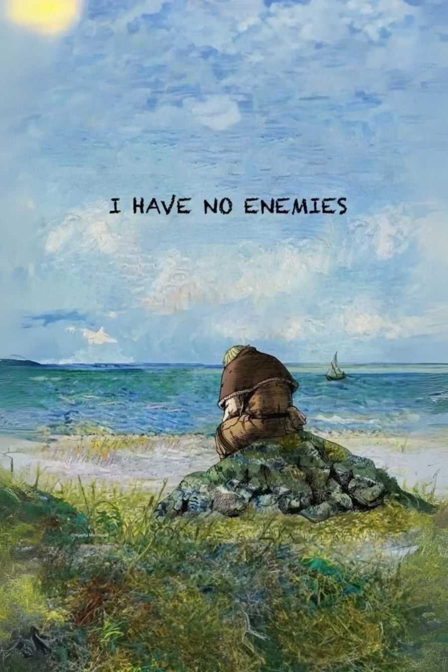 I have no enemies Vinland Saga Metal Wall Posters | Premium, Waterproof & Magnet-Mounted Art