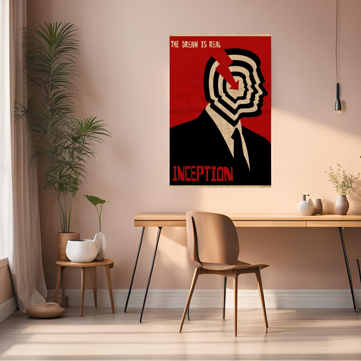 Inception Fanart Metal Wall Posters | Premium, Waterproof & Magnet-Mounted Art