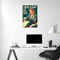 I need a Nap Funny Metal Posters | Premium, Waterproof & Magnet-Mounted Art