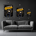 I need my Space Funny Metal Posters | Premium, Waterproof & Magnet-Mounted Art