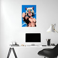 Inosuke Hashibira Demon Slayer Metal Posters | Premium, Waterproof & Magnet-Mounted Art