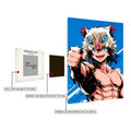 Inosuke Hashibira Demon Slayer Metal Posters | Premium, Waterproof & Magnet-Mounted Art