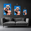 Inosuke Hashibira Demon Slayer Metal Posters | Premium, Waterproof & Magnet-Mounted Art