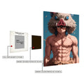 Inosuke Hashibira Demon Slayer Metal Posters | Premium, Waterproof & Magnet-Mounted Art