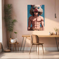 Inosuke Hashibira Demon Slayer Metal Posters | Premium, Waterproof & Magnet-Mounted Art