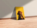 Kyōjurō Rengoku in Yellow Digital Metal Posters | Premium, Waterproof & Magnet-Mounted Art