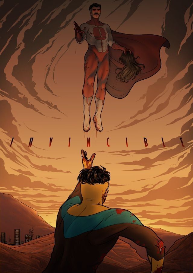 Invincible Omni Man Metal Posters | Premium, Waterproof & Magnet-Mounted Art