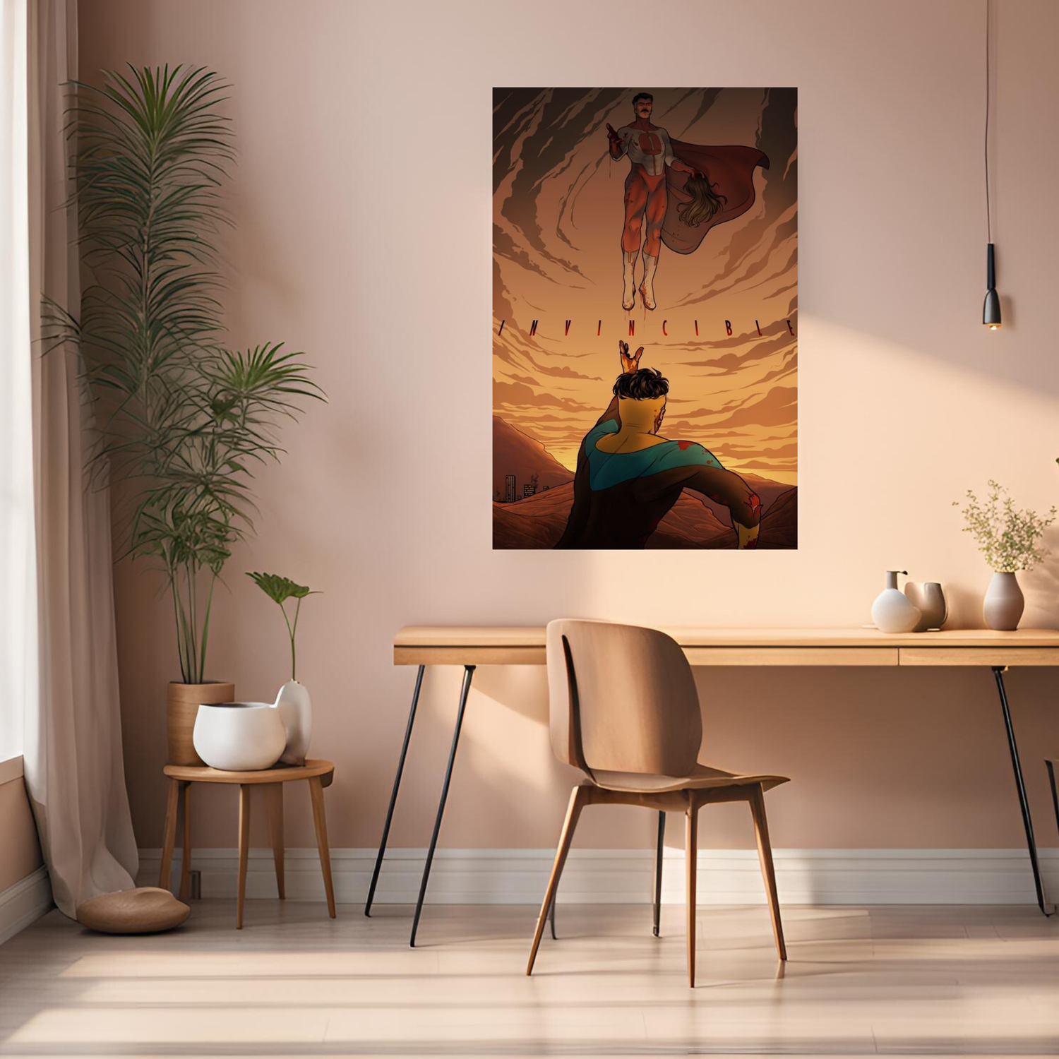 Invincible Omni Man Metal Posters | Premium, Waterproof & Magnet-Mounted Art