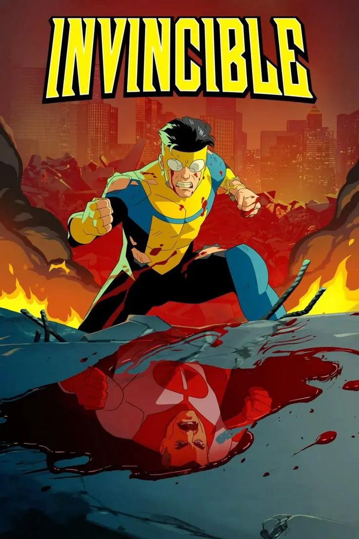 Invincible Cover Wall Metal Posters | Premium, Waterproof & Magnet-Mounted Art