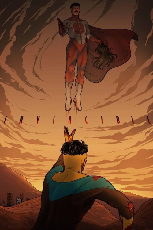 Invincible Omni Man Metal Posters | Premium, Waterproof & Magnet-Mounted Art