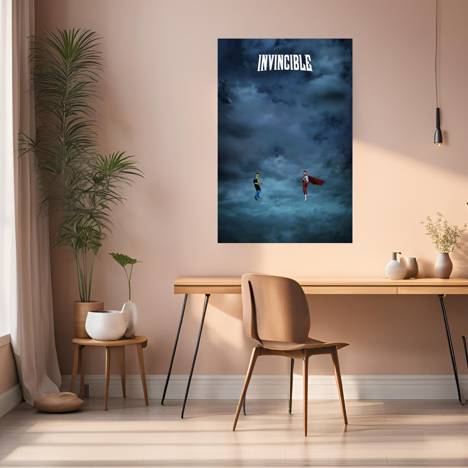 Invincible non Official Metal Posters | Premium, Waterproof & Magnet-Mounted Art