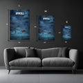 Invincible non Official Metal Posters | Premium, Waterproof & Magnet-Mounted Art