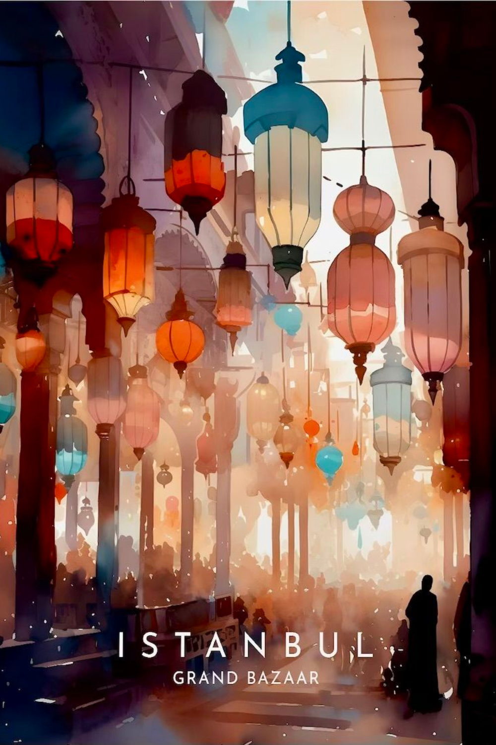 Istanbul Turkey Art Poster | Premium, Waterproof & Magnet-Mounted Art