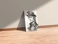 Jack the Ripper Illustration Metal Wall Posters | Premium, Waterproof & Magnet-Mounted Art